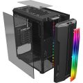 1st Player Rainbow R3-A ATX RGB Tempered Glass PC Gaming Case Black | Without Fans. 