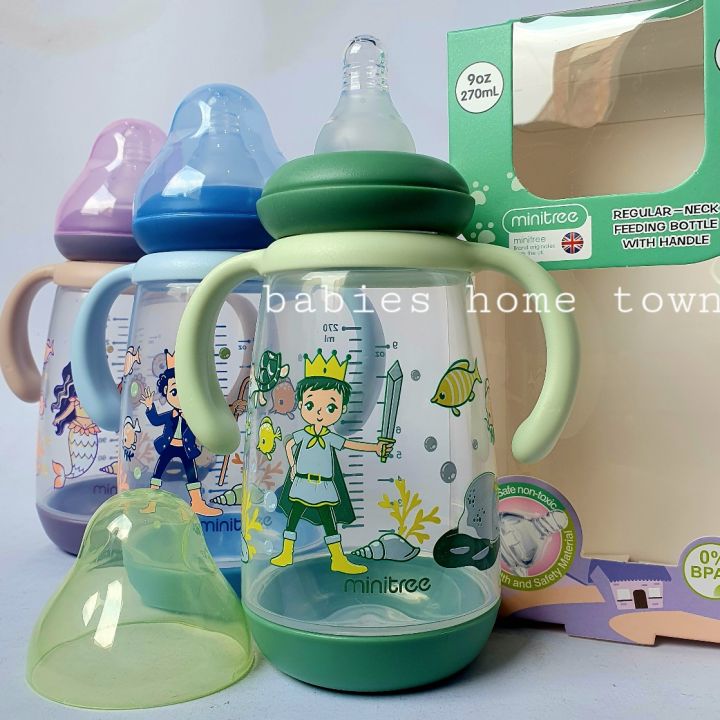 Minitree baby feeder 270ml/9oz new design imported plastic feeding bottle (1feeder)