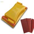 Sandpaper Holder Furniture Wall Lightweight Wood Hand Sander for Grinding. 