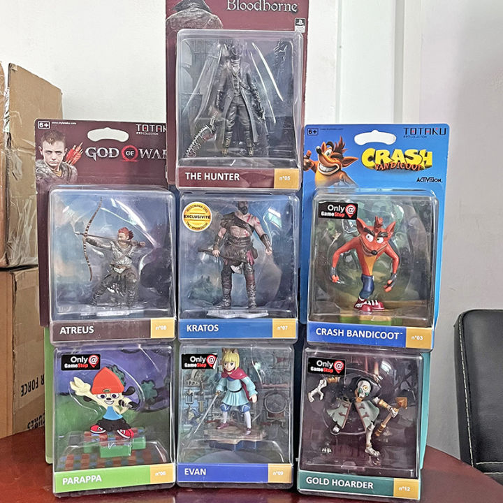 ToTaku Crash Bandicoot Figure Hunter Kratos Parappa Gold Hoarder Atreus Evan Model Toy Bloodborne Action Figure Collection Gift Pizazzazz