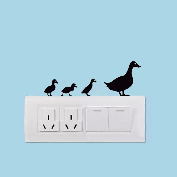 Duck%20switchboard%20Switch%20board%20sticker%20Stickers%20for%20light%20boards%20electric%20button%20board%20wall%20decal%20-%20Image%202