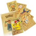 【Simple 3C】No Repeat 150 Styles Cartas Pokemon Español / De Metalicas Metal Carta Vmax V TAG TEAM Collection Game Toy. 