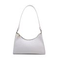【Happytree】 Underarm Bags Western Style Women's Bag Popular New Trendy Fashion Retro Shoulder Bag Solid Color Soft Surface Baguette Bag. 