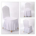Thickened solid color elastic hotel wedding celebration cover, all inclusive banquet chair cover. 