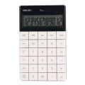Modern Extremely Slim Calculator 1589 In White Color. 