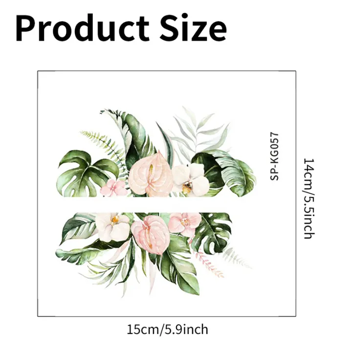 Decor%20Wall%20Paper%20Long%20Lasting%20Wall%20Mural%20Colorfast%20Plant%20Flower%20Switch%20Wall%20Decorative%20Sticker%20Self-adhesive%20Decal%20Demoo%20-%20Image%202