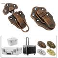 2X Toggle Latch Wooden Box Latch Clasp Clip for Jewelry Trinket Box Suitcase Red. 