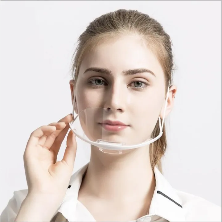 Ready Stock Transparent Face Mask Full Face Shield with Breathing Valve ...