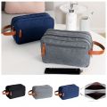 Oxford Canvas Mens Toiletry Bag Large Capacity Beauty Wash Pouch Male. 