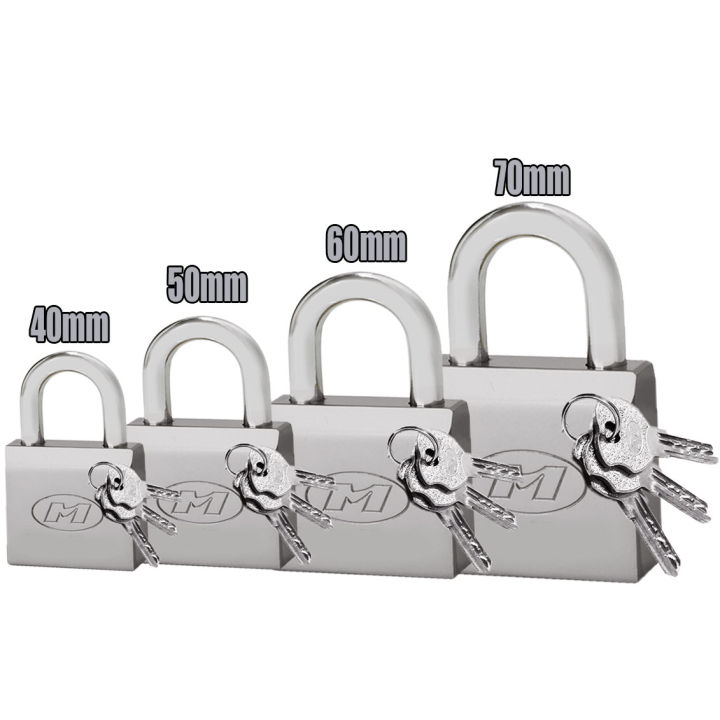 Heavy Duty Top Security Pad Lock with 3 keys
