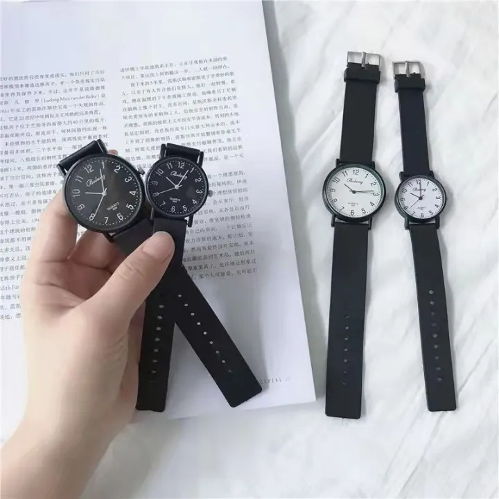 Fashion%20Casual%20Men's%20Glow-in-the-dark%20Quartz%20Watch%20Women's%20Roman%20Simple%20Style%20Business%20Clock%20Men's%20Watch%20Small%20Black%20Watch%20-%20Image%202