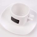 Wilmax England - Set Of 6 - SMALL COFFEE SHOT CUP & SAUCER - 90 ML. 
