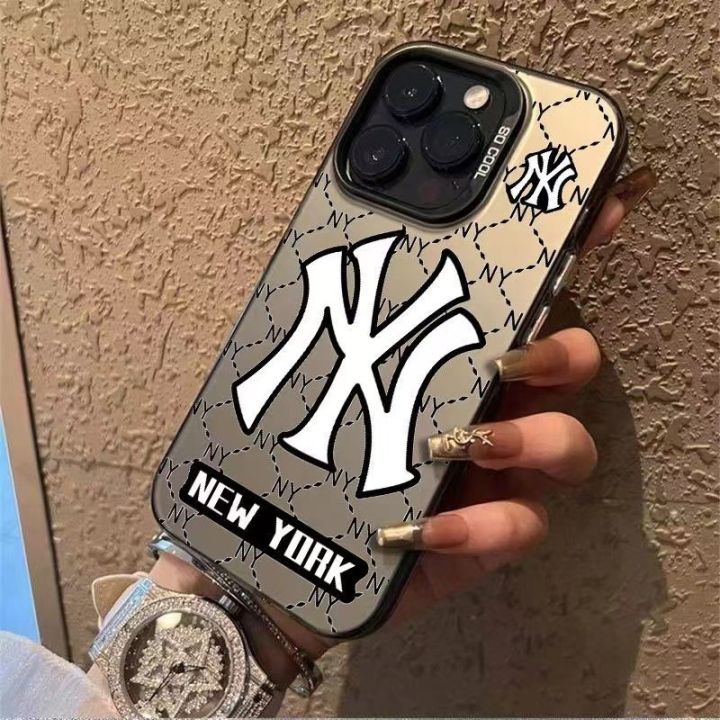 Fashionable Brand NY Phone Case Compatible for Infinix Hot 50i / Infinix Smart 9 Silicone Case Anti Drop