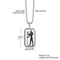 2023 Anubis Egyptian Hip Hop Man Trendy Stainless Steel Charm Jewelry Necklaces Man Anti Tarnish 2024. 