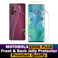 Motorola Edge Plus Front & Back Hydrogel Soft Film jell Protector Sheet For Motorola Edge Plus. 