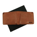 Small Size Brown Leather Wallet. 