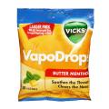 20 LOZENGES - Vicks Vapodrops Menthol - Throat and Nostril Clearing Candy. 