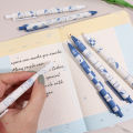 1/6PCS Cartoon Black Signature Pen 0.5MM Quick Dry Neutral Pens INS Style Cute Dog Pattern Pen Office School Stationery. 