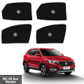 High Quality MG ZS Car Window shades | Sun shades fabric | Car black sun shades window with logo. 