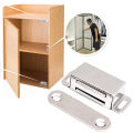 Pack Of 10 & 6 pcs Stainless steel cabinet door magnet Catcher ( LARGE SIZE ) wardrobe door strong magnetic touch bead door magnet.. 