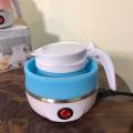 Fast Water Boiling Portable Kettle Travel Kettle Foods Boils Quickly Silicone Small Collapsible Foldable Electric Sports Bottles. 