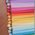BataBata 90pcs 10 Color Mixing Set Star Papers Lucky Star Origami Paper Strips DIY Handmade Orgami Paper Craft Paper. 