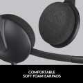 Logitech H340 USB Headphones-Crystal Clear Spund With Noise Cancelling Mic. 
