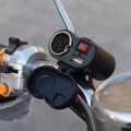 Universal Bikes 5V-2.1A Motorcycle Mobile Phone USB Charger Port Power Adapter Socket Hot (Black). 