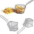 Mini French Deep Fryers Basket Net Mesh Fries Chip Kitchen Tool Stainless Steel Fryer. 