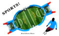 Mini Table Soccer Football Board Game Set For Kids Foosball Mini Tabletop Football Game Set Soccer Table Competition Sports Games Toys Board Game for Family Match Game Board Two Player Game Finger Sports Football Party Board Games Interactive Board Toys. 
