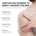 LAIKOU Milk Exfoliating Body Scrub Remove Cuticle Dead Skin Smoothing Even Skin Tone 90g. 