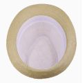 2016 Fashion Unisex Summer Straw Men's Fedora Hats Trilby Gangster Cap Sunhat Beach Straw Panama Hat with Ribbow Band. 