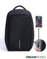 Anti Theft Bag Packs Original Anti Theft Bagpack - Black / Grey. 