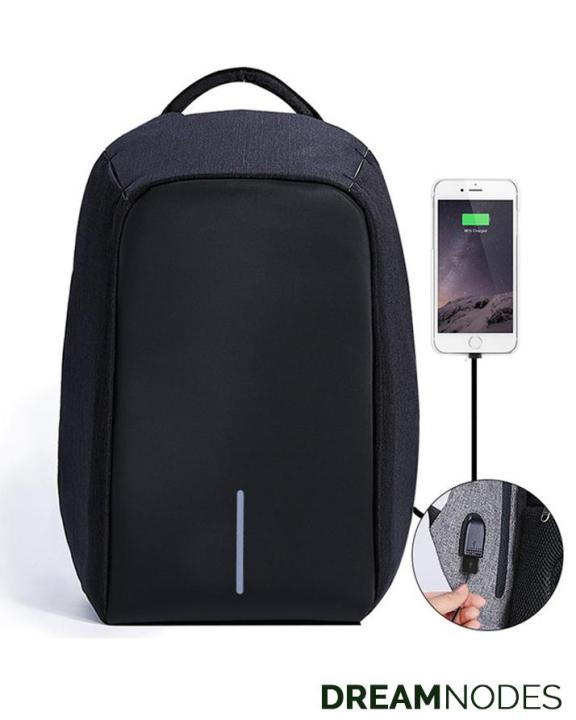 Anti Theft Bag Packs Original Anti Theft Bagpack - Black / Grey