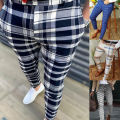 Spring Pants Plaid Leisure Spring Suit Pants. 