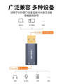 Leibang mobile phone computer projector USB 3.5mm jack microphone headset 2-in-1 connector headphone adapter external sound card interface audio converter cable AUX. 