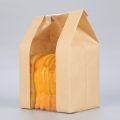 Premium Quality Paper Paper Bread Bags 13.7x8.2x3.9 Inch Bread Bags Baked Food Packaging Home Bakers. 