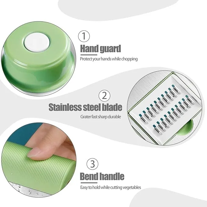 1pc/5pcs/14pcs%20%20Multifunctional%20Vegetable%20Cutter%20&%20Chopper%20%E2%80%93%20Manual%20Slicer%20with%20Blades,%20Peeler%20&%20Container%20-%20Image%204
