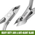 BEZOX Cuticle Clippers Stainless Steel Professional Cuticle Cutter Hangnails Trimmers Full Jaw Manicure Cuticle Nipper(6mm). 
