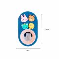 Kids Toothpaste Dispenser Toothbrush Holder Bathroom Toothpaste Squeezer Baby Automatic Cartoon Automatic Toothpaste Squeezing Handy Tool Case Wall-Mounted Kit. 