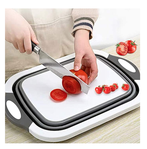 thumbnail interactive-video image 1 of PEONAVET Collapsibles Dishpan Plastic Sink Dish Basin Cutting Board Foldable Food Tub Bbq Picnic Camping Portable Washing Dishes Basket Space Savi 1 of 1