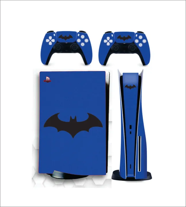 PS5%20Disk%20Edition%20Batman%20skin%20with%202%20Controller%20skin%20(Not%20silicone%20cover%20)%20-%20Image%202