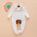 Newborn Infant Baby Boy Girl Hooded Cartoon Flannel Romper Jumpsuit Warm Clothes. 