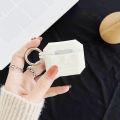 Simple Hanging Ring Rubik's Cube Shell Wireless Earphone Case For Apple AirPods Pro Solid color hard Protective Cover. 