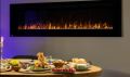 Electric Fireplace Black - Artifical Fireplace 48x18. 