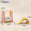 Miniature Swing Toy Non-fading Dollhouse Amusement Park Swing Toy. 