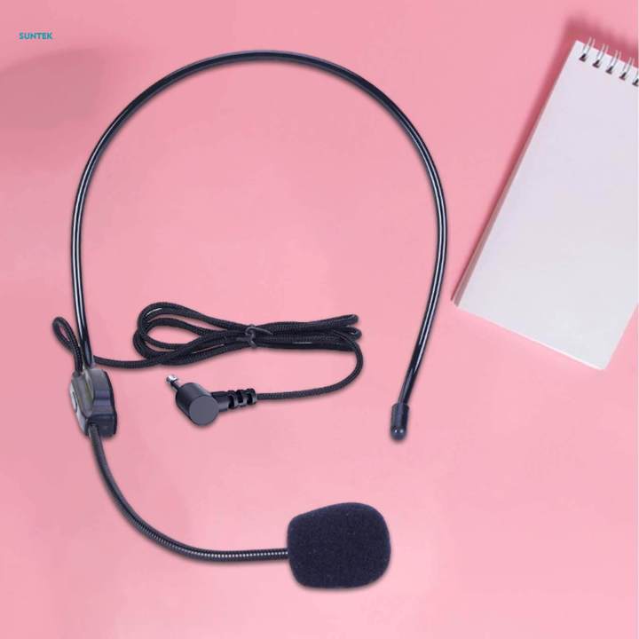 Wired%20Microphone%20Headset%20Head%20Mounted%20Headworn%20Multi%20Use%20Head%20Wear%20Mic%20for%20Video%20Recording%20Singing%20-%20Image%205
