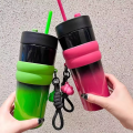 Imported 710ml SUS 316 Double Wall Heavy Weight Stainless Steel Hot and Cold Tea Coffee Mug and Juice Water Bottle with Straw Stainless Steel Car Thermos Cup Thermal Coffee Mug Large Capacity Leakproof Water Bottle for Sport Cold Drink Bottle. 