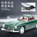 1:32 Mercedes-Benz 300SL Alloy Car Model Sound and Light Pull Back Children's Toy Collectibles Birthday gift. 