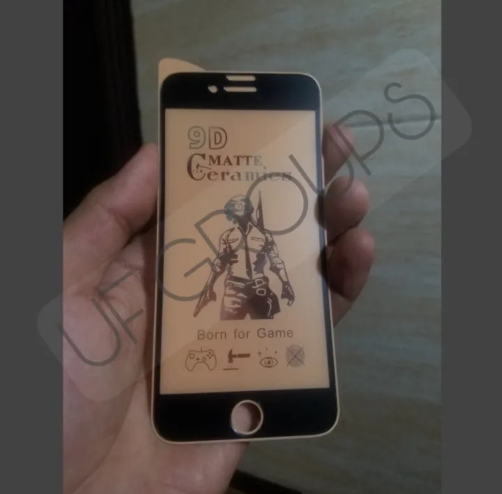 Iphone%206G%20/%207G%20/%208G%20Ceramic%20matte%20protector%20unbreakable%20antishock%209D%20temper%20Fiber%20sheet%20glass%20-%20Image%204